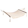 Snow Joe Bliss Hammocks Fringed Island Rope Hammock w Spreader Bars  Hanging Hardware BH-407W